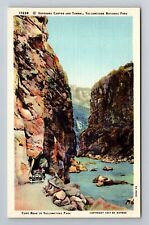 Yellowstone National Park WY-Wyoming, Cody Road To Park, Vintage Postcard picture