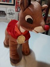 Rudolph The Red-Nosed Reindeer 50 Year Anniversary Stuffed Deer Size 14