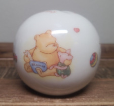 Royal Doulton Winnie the Pooh Disney Porcelain Christening Day Spherical Bank picture