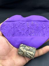 Circa near eastern Sumerian stone kind  cylinder seal rare  peace picture