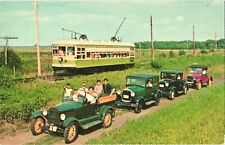 Vintages Autos Summer Rally, Illinois Railway Museum, Union, Illinois Postcard picture
