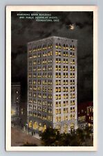 Youngstown OH-Ohio, Mahoning Bank Building, Public Square, Vintage Postcard picture