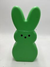 PEEPS 10” Green Blowmold Light Up Bunny  LED NWT picture