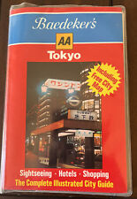 Baedeker's AA Tokyo Tourist Guide w/city map, 1983, Vintage Travel Souvenir picture
