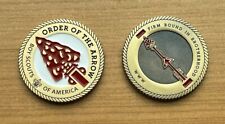 VIGIL HONOR OA CHALLENGE COIN Order of the Arrow Boy Scout Award Engravable Gift picture
