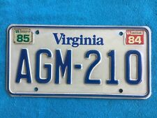 1984 Virginia License Plate Tag  picture