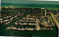 Vintage Postcard- WATERWAY, FT. LAUDERDALE, FL. picture