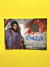 Topps Walking Dead Survival Box Auto Relic Card CHAD L. COLEMAN as TYREESE 01/10 picture