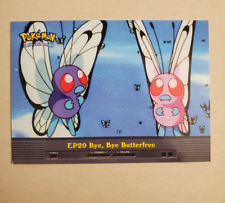 2000 Topps Pokemon TV Animation Series 2 #EP20 Bye, Bye Butterfree Blue Logo LP picture