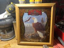 Vintage Old Milwaukee Beer Mirror Wildlife Series 2 The Eagle Wall Rare picture