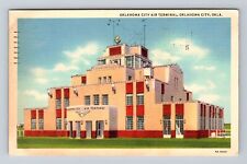 Oklahoma City OK-Oklahoma, Oklahoma City Air Terminal, Antique Vintage Postcard picture