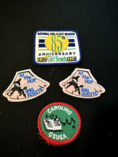LOT OF 4 GIRL SCOUT PATCHES picture