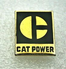 1990s Cat Power Heavy Farm Equipment Caterpillar Tractor Hat Lapel Pin New NOS  picture