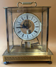 Seth Thomas Playtex Brass Glass Skeleton Carriage Mantel Clock #0792-000 Germany picture