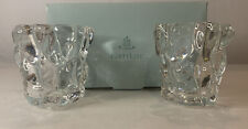 Partylite Clear Glacier Votive Holders Set Of 2 P0279 Brand New In Box picture