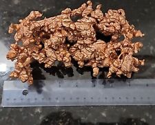 Stunning Natural Copper Mineral Display (Straw Copper) picture