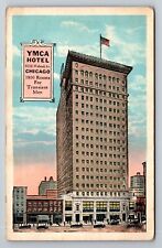 YMCA Hotel Chicago Illinois Vintage Posted 1922 Postcard White Border picture