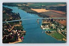 Postcard Delaware Wilmington DE Chesapeake City Bridge 1960s Unposted Chrome picture