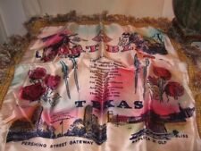 Vintage WWll Sweetheart Satan Pillow Cover Fort Bliss Texas 19