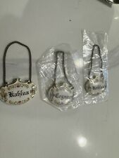 Vintage Italian Ceramic Tags For Bottles  picture