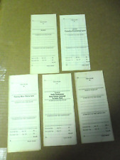VINTAGE 1940's CLEVELAND COUNTY NORTH CAROLINA WARRANT LOT X5 UNUSED NEVER USED picture