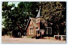 c1960 Little Brown Church Exterior Building Sunol California Selithco Postcard picture