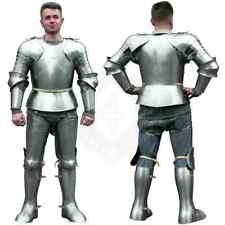 Medieval 18 gauge Steel Gothic Medieval Full Body Suit Of Armor picture