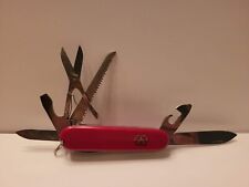 Vintage Victorinox Swiss Army Knife Victoria Officier Suisse crossbow Saw Rare  picture