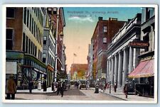 Providence Rhode Island Postcard Weybosset Street Arcade c1910 Vintage Antique picture