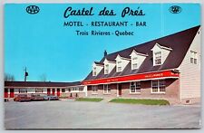 Postcard Castel des Pres Motel and Restaurant, Trois Rivieres, PQ Canada N108 picture
