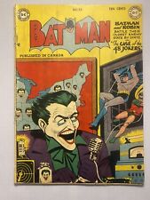1949 D.C. Comics Batman 55 3.0. Joker Cover and Story picture