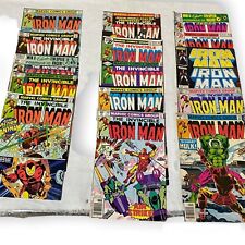 marvel comics iron man a group of (17) issue chose one  picture