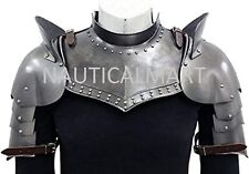 NauticalMart Medieval Armor Gorget Set With Pauldrons Shoulder SCA LARP Knight M picture
