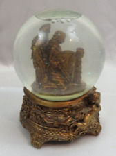 Vintage Gold Angel Snow Globe - Musical - WORKS picture