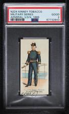 1887 Kinney Tobacco Sweet Caporal Military and Naval Uniforms N224 PSA 2 0f9x picture