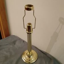Vtg Partylite Venetian candle holder lamp without shade. Goldtone 15 in tall picture