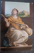 vtg postcard  S. Agnese. Andrea del Sarto Sborgi Firenze unposted art rare picture