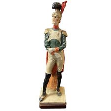 Vintage Napoleon Soldier Figurine 10” Tall, Solid 12 oz. Statue. Pre-Owned.￼￼ picture