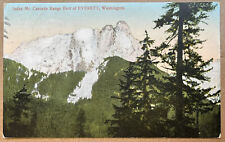 Everett Washington Index Mountain Cascade Range Vintage Postcard c1910 picture