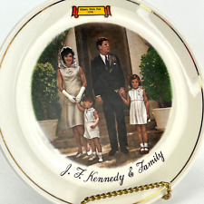President John F Kennedy First Lady & Family '68 Decor Plate Illinois State Fair picture