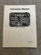 Original 1997 Konami Fighting Bujutsu Owners Instruction Manual 645400 picture
