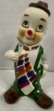 Vintage Whimsical Porcelain Clown 4 inches Tall picture