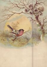 Victorian Trade Card - Hatchet Baking Powder 1880's Bird and Tree picture