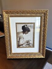 Vintage Wood Gold Ornate Carved Picture Frame fits 8x10 picture
