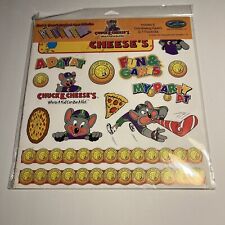 Chuck E Cheese Scrapbooking Die Cut Shapes & Printed Paper Stock Vintage New picture