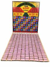 Win-A-Fin, Rare Vintage Gambling Punchboard,  Unused  Has Original Packaging picture