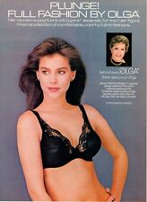 1985 magazine brassiere AD OLGA PLUNGE Full Fashion Bra  032823 picture