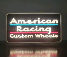 Vintage AMERICAN RACING CUSTOM WHEELS LIGHTED DEALER SIGN 24