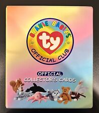 Ty Beanie Babies Official Club Official Collector’s Card 3-Ring Binder w/ Cards picture