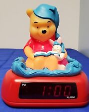 Vintage Winne The Pooh & Piglet Fantasma Light up Alarm Clock & Night Light  picture